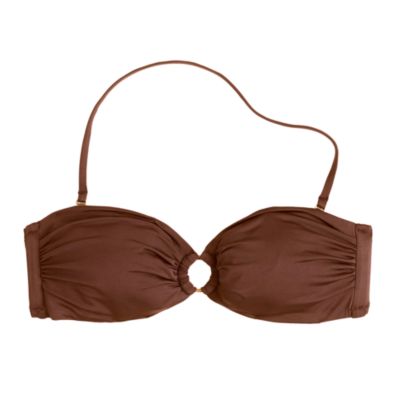 Jersey Lomellina&reg; ring bandeau top