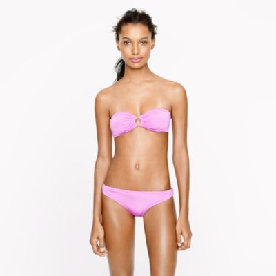 Jersey Lomellina&reg; ring bandeau top