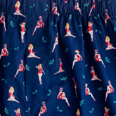 Santa girls boxers