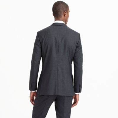 Ludlow suit jacket with double vent in Italian wool