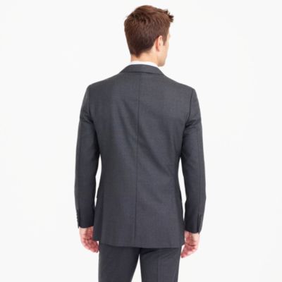 Ludlow suit jacket with double vent in Italian wool