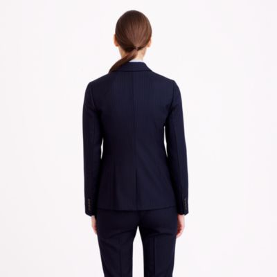 Tall 1035 jacket in pinstripe Super 120s