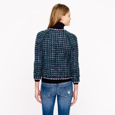 Collection lady jacket in dual tweed