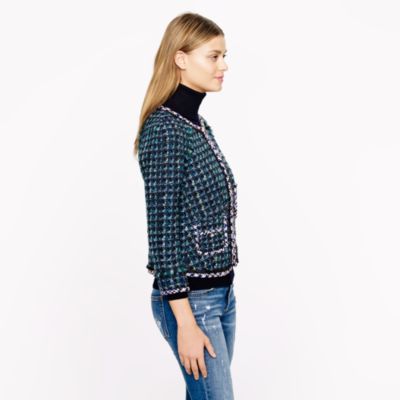 Collection lady jacket in dual tweed