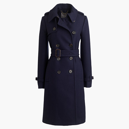 Icon trench in wool-cashmere