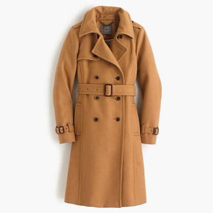 Icon trench in wool-cashmere