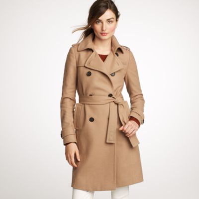 Icon trench in wool-cashmere
