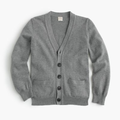 Boys' cotton-cashmere cardigan