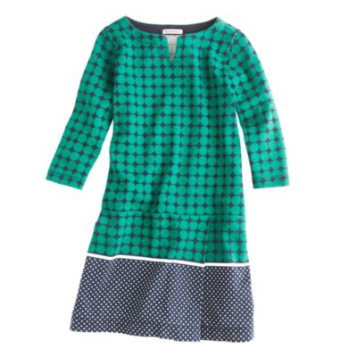 Girls' double-dot dress