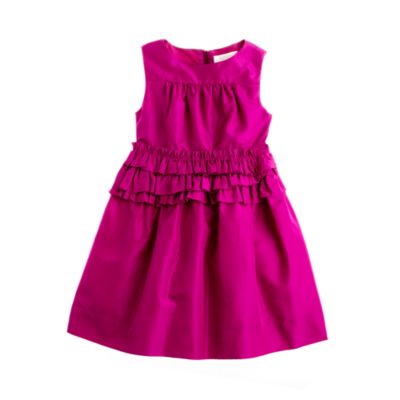 Girls' taffeta Linley dress