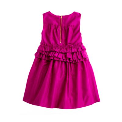 Girls' taffeta Linley dress