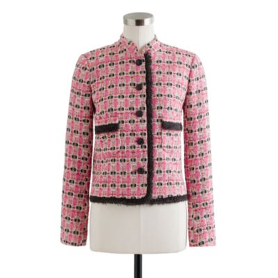 Collection lady jacket in graphic tweed
