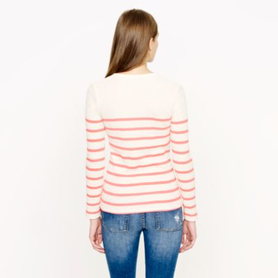 Thermal henley in stripe