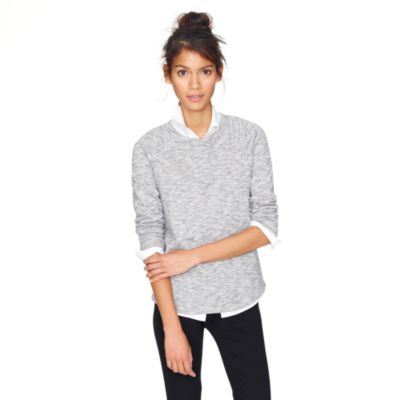 Loomknit sweatshirt in heather
