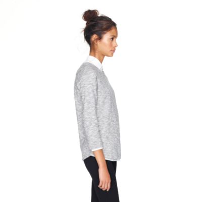 Loomknit sweatshirt in heather