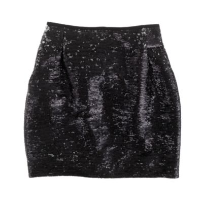 Mini in black sequins