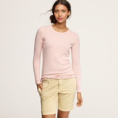 Cashmere long-sleeve tee