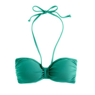 Pintuck padded bandeau top