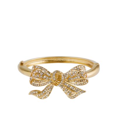 Crystal bow cuff