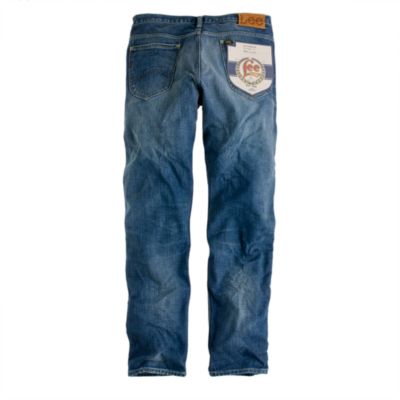 Lee&reg; for J.Crew 101 Slim Rider in saddle worn wash