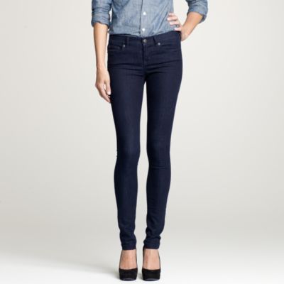 Leggy denim jean in double-dip indigo wash