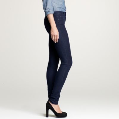 Leggy denim jean in double-dip indigo wash