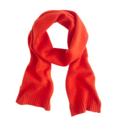 Girls' cashmere solid scarf