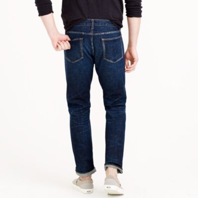 Bootcut jean in dark worn wash