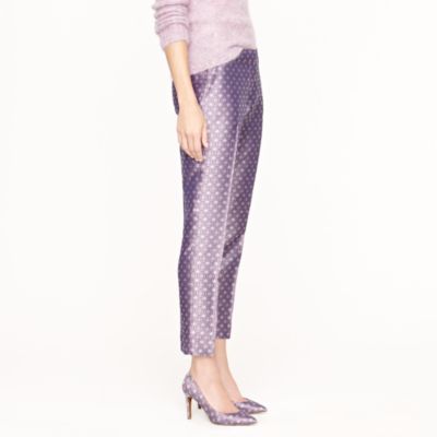 Collection caf&eacute; capri in purple tie silk