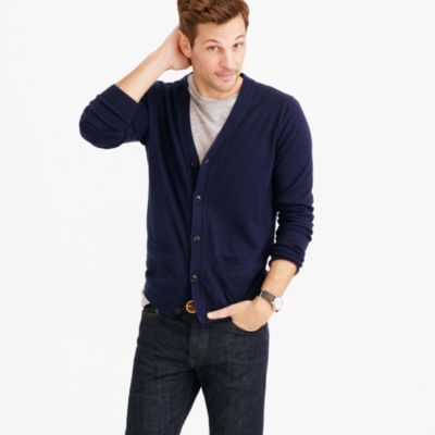Cotton-cashmere cardigan