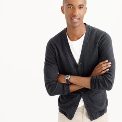 Cotton-cashmere cardigan