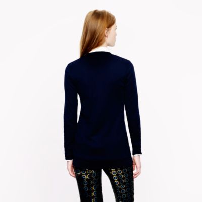 Perfect-fit mixed-tape cardigan