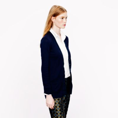 Perfect-fit mixed-tape cardigan