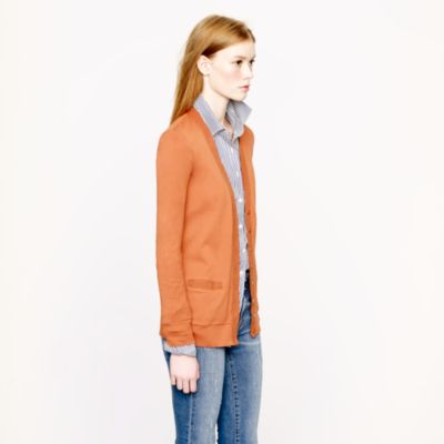 Perfect-fit mixed-tape cardigan