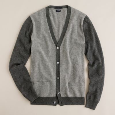 Cashmere tipped cardigan