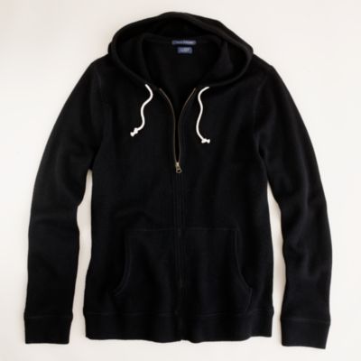 Cashmere zip hoodie