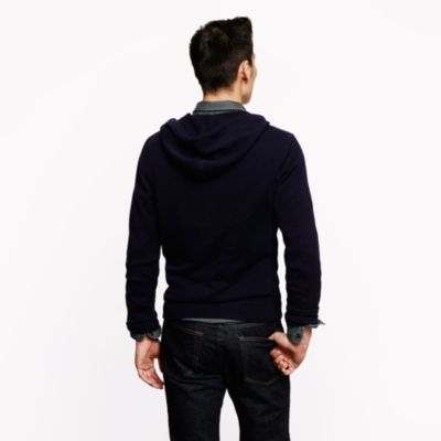 Cashmere zip hoodie