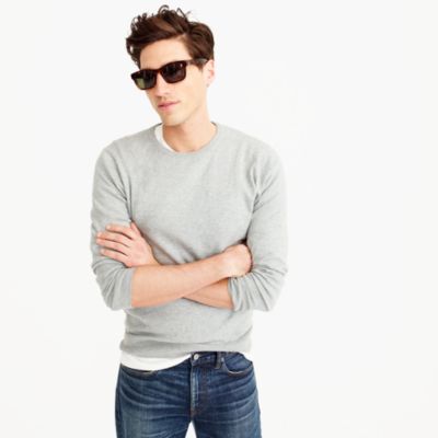 Cotton-cashmere crewneck sweater