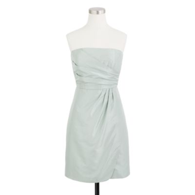 Petite Selma dress in silk taffeta