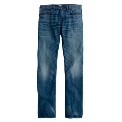 Slim-straight jean in vintage worn wash