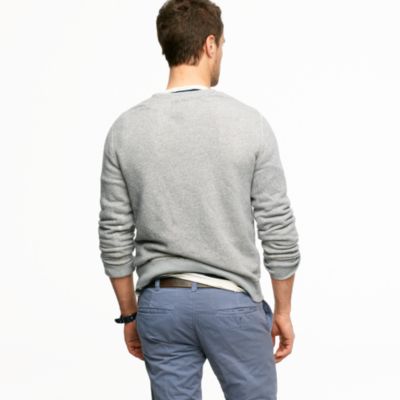 Marled fleece sweatshirt