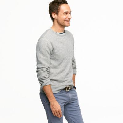 Marled fleece sweatshirt
