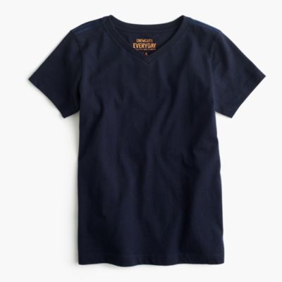 Boys' jersey V-neck tee