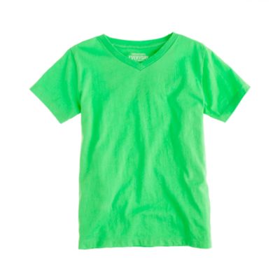 Boys' jersey V-neck tee