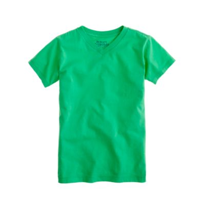 Boys' jersey V-neck tee