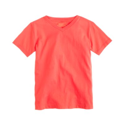 Boys' jersey V-neck tee