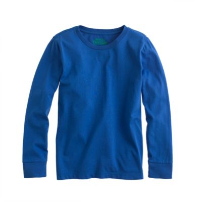 Boys' long-sleeve jersey tee