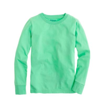 Boys' long-sleeve jersey tee