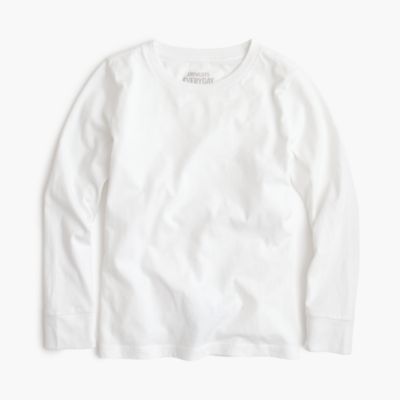 Boys' long-sleeve jersey tee