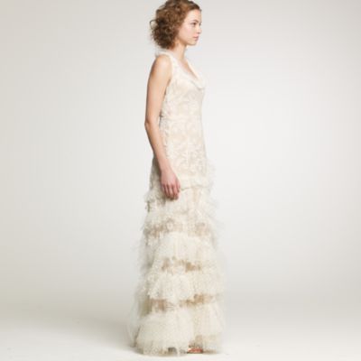 Petticoat lace Anais gown